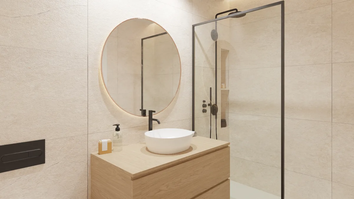 Baño de la reforma de Casa Prado